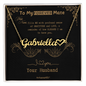 To My Wife - Custom Name with HEART Necklace