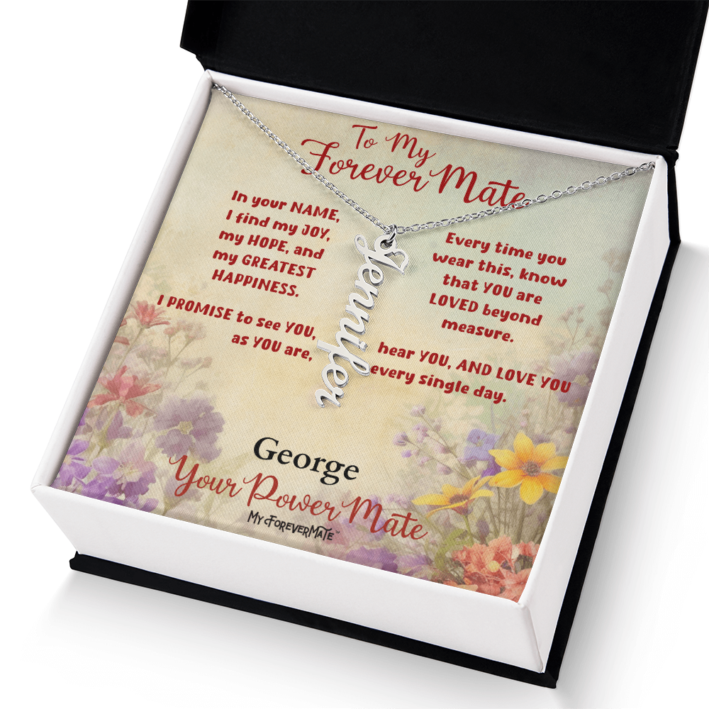 Custom Cursive Name Pendant | 18K Gold Finish or Stainless Steel