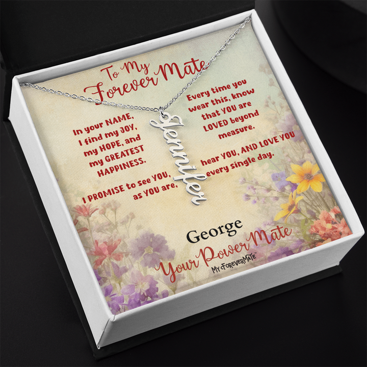 Custom Cursive Name Pendant | 18K Gold Finish or Stainless Steel