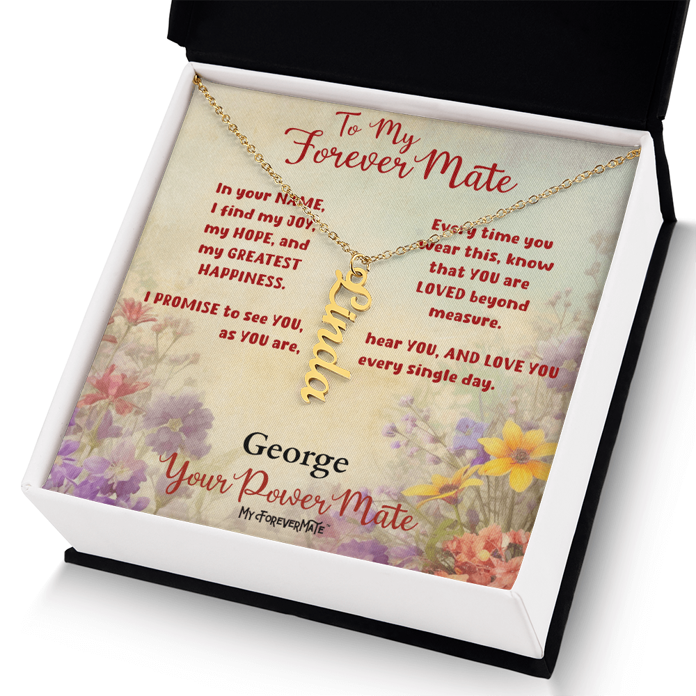 Custom Cursive Name Pendant | 18K Gold Finish or Stainless Steel