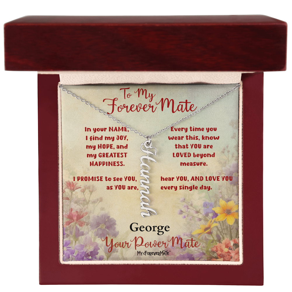 Custom Cursive Name Pendant | 18K Gold Finish or Stainless Steel