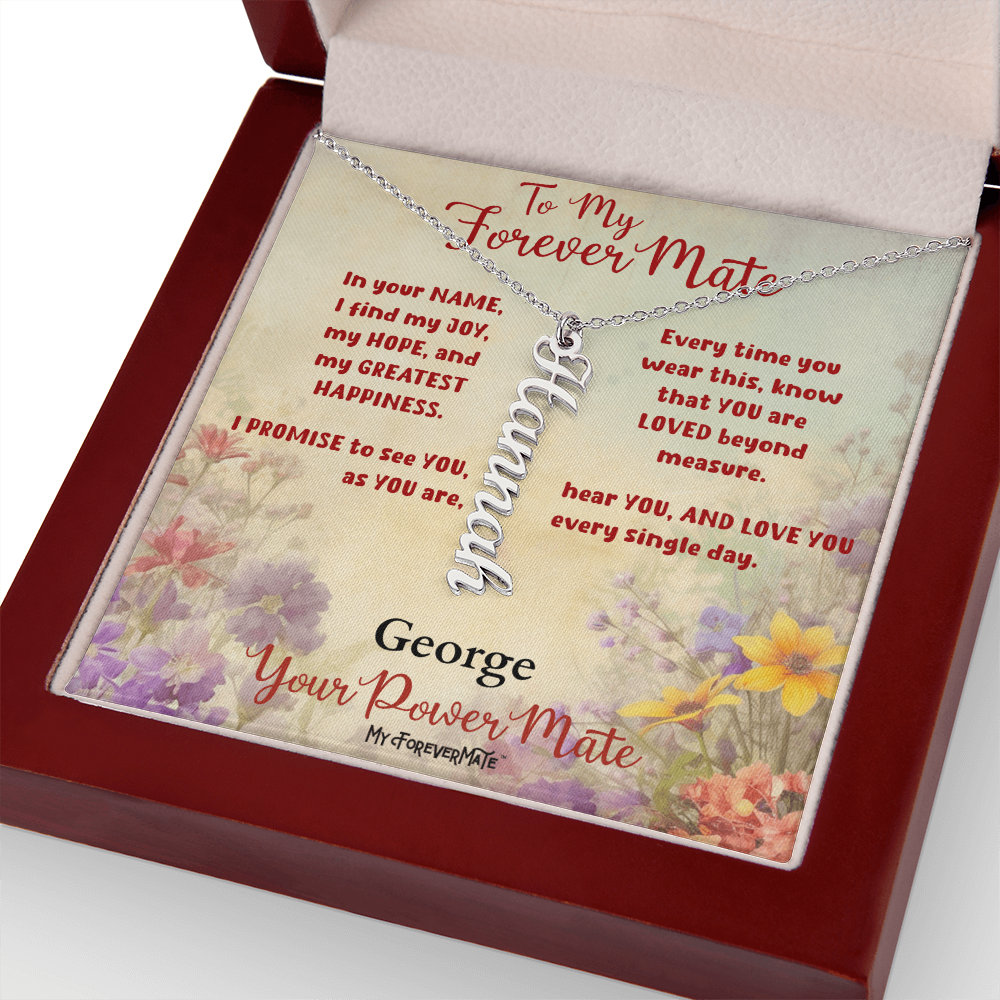 Custom Cursive Name Pendant | 18K Gold Finish or Stainless Steel