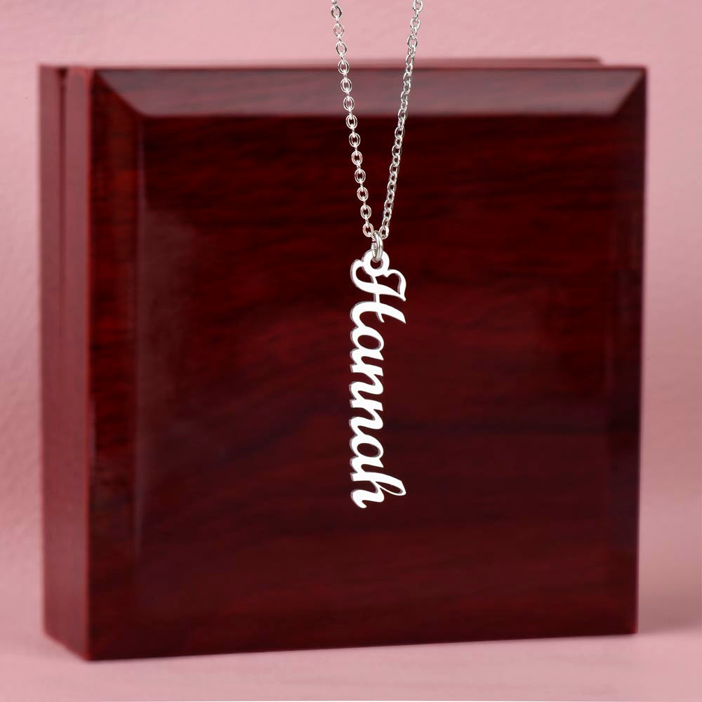 Custom Cursive Name Pendant | 18K Gold Finish or Stainless Steel
