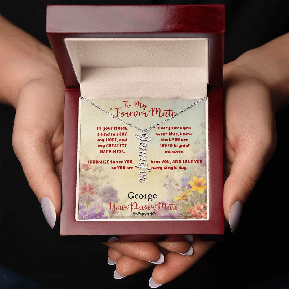 Custom Cursive Name Pendant | 18K Gold Finish or Stainless Steel