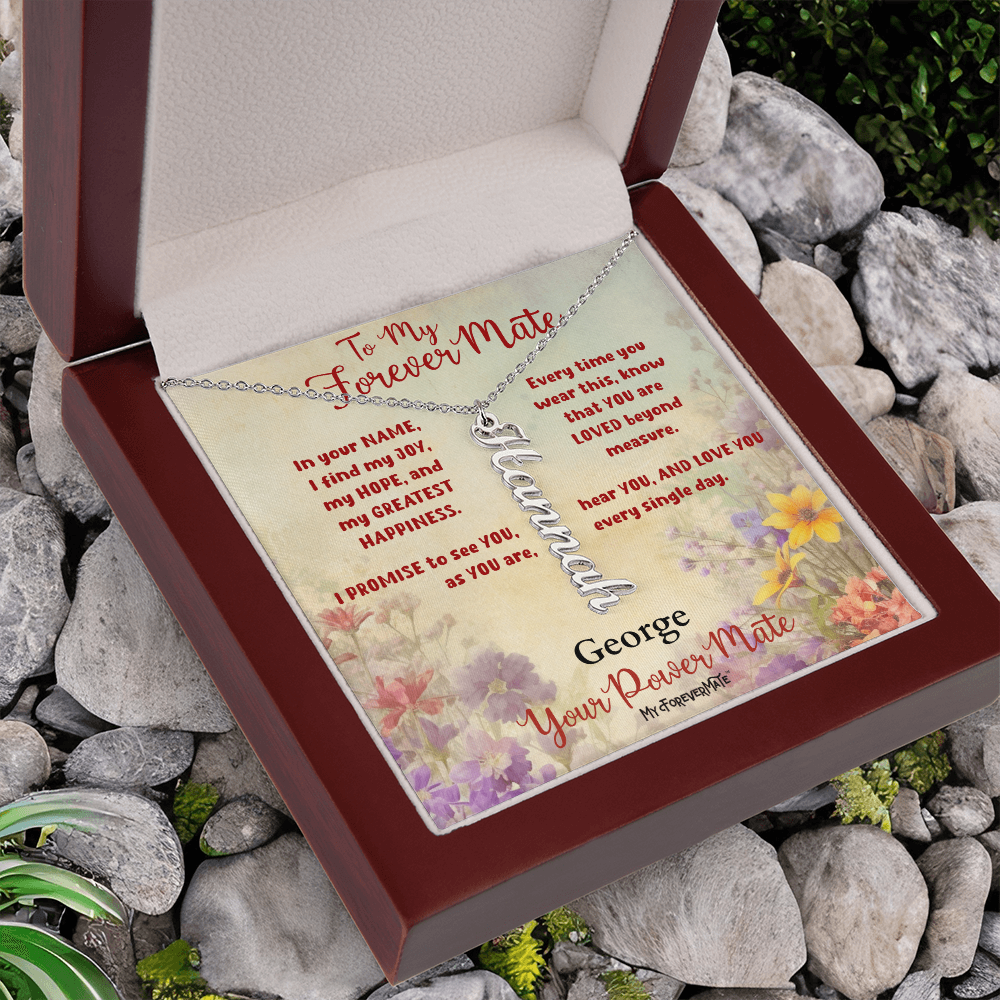 Custom Cursive Name Pendant | 18K Gold Finish or Stainless Steel